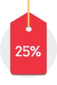 NOW 25% DISCOUNT ON ACCOMMODATION ONLY